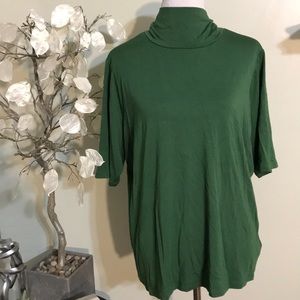 RALPH LAUREN GREEN TURTLENECK SHIRT